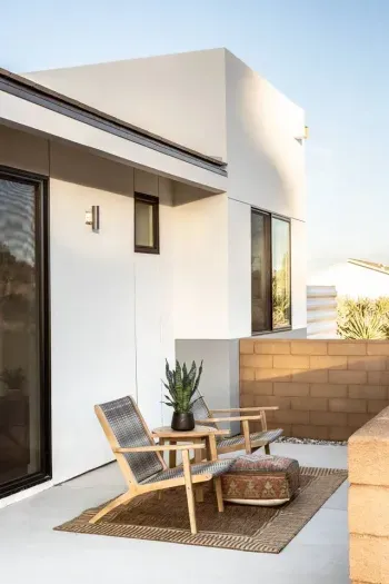 Private patio to get some alone time with your loved one