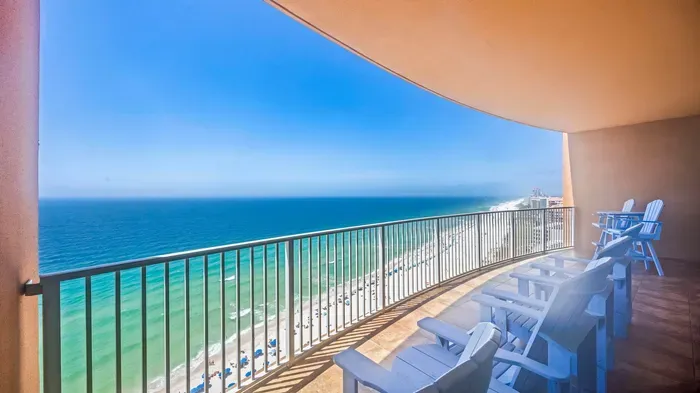 Balcony with Gulf views