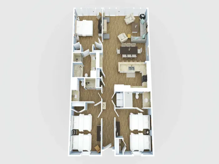 Phoenix Orange Beach 1805 floor plan