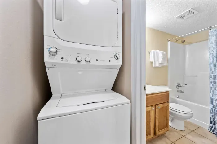 In unit washer and dryer