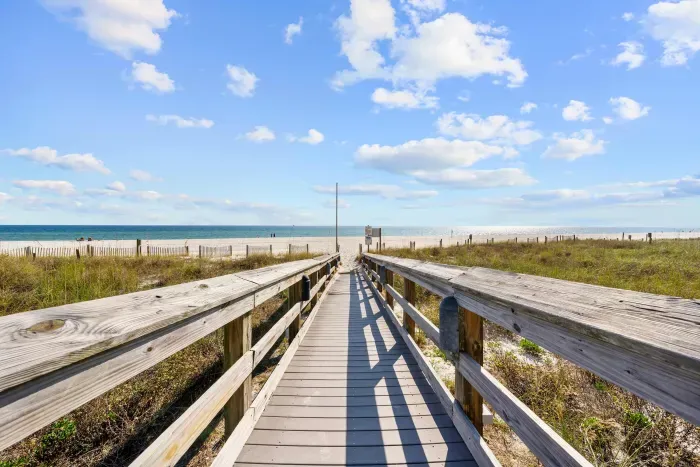 Boardwalk to beach