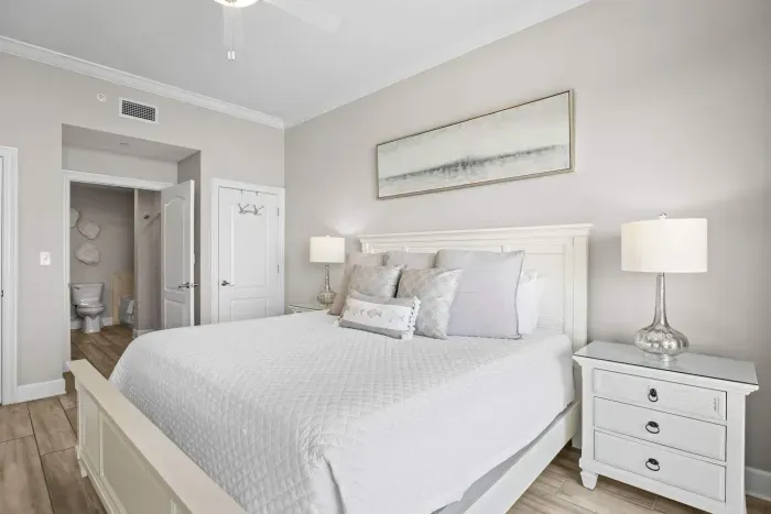 Primary bedroom with ensuite bathroom