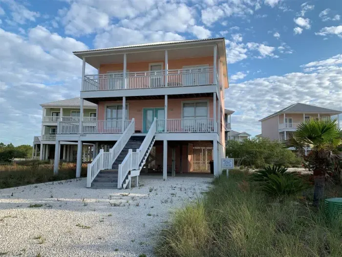 View of the front of the condo