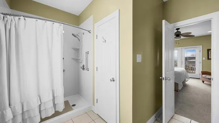 Primary bathroom with walk in shower