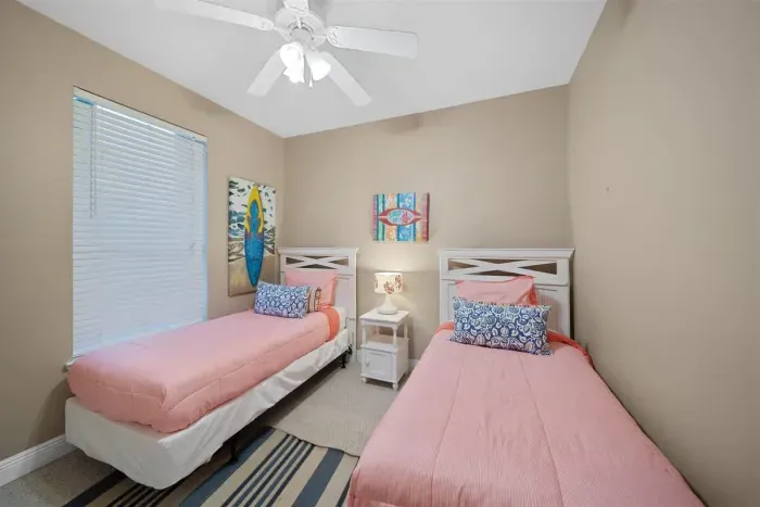 2nd Guest Bedroom with two twin beds