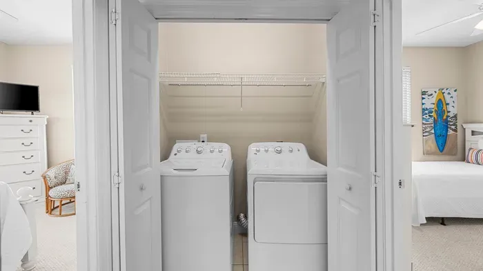 Washer and dryer