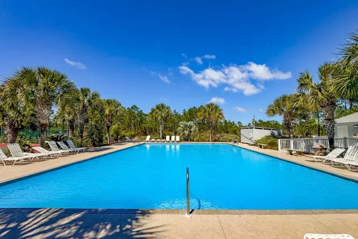 Large community swimming pool