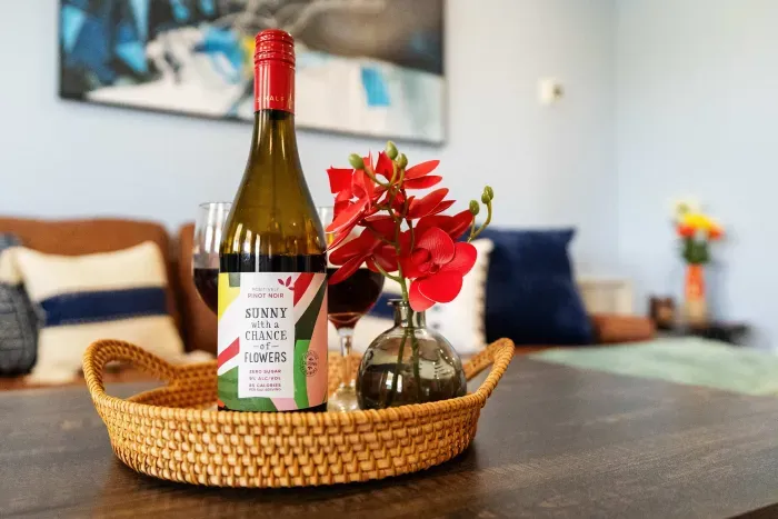 Living Room: Beach days, fireplace nights. That’s coastal comfort done right.