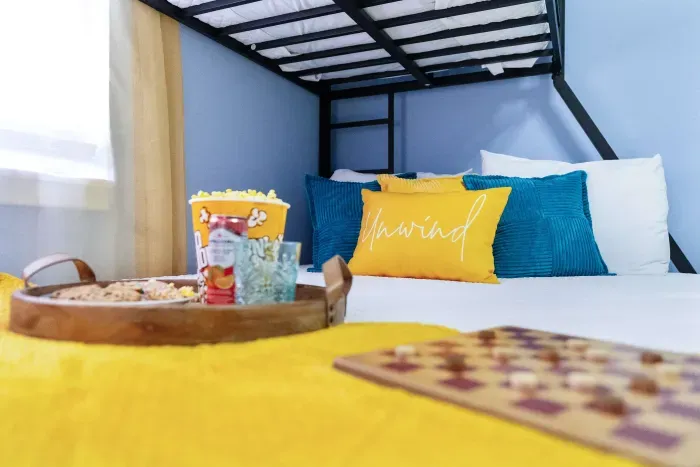 Second Guest Bedroom: This room offers flexible sleeping arrangements for family and friends.