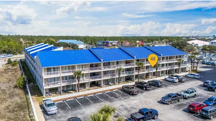 Unit balcony within the complex