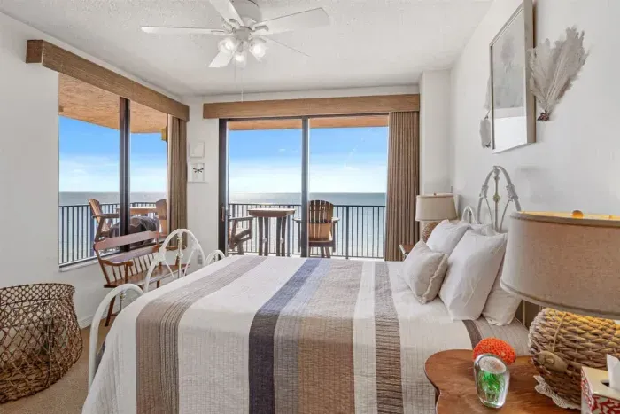 Guest Bedroom with balcony access