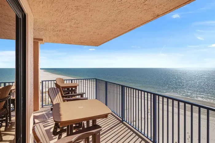 Balcony with Gulf views