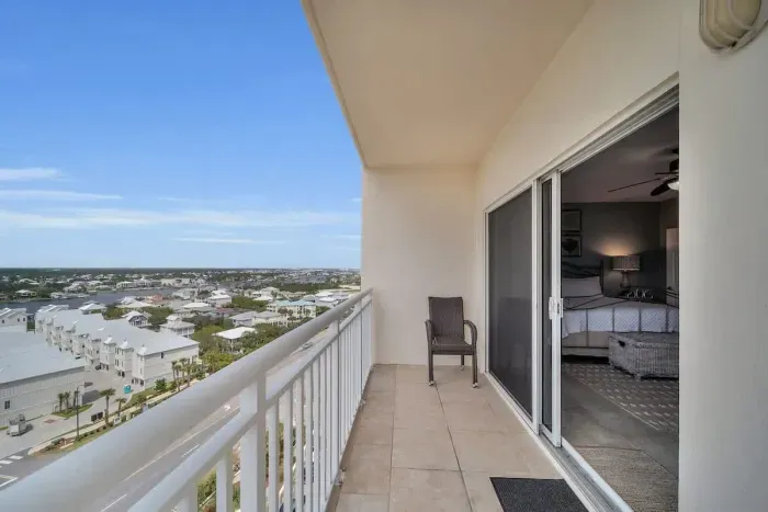 Private Balcony outside the primary bedroom
