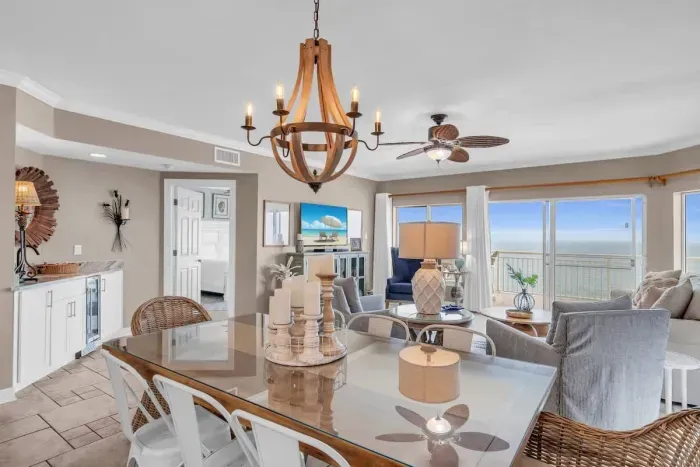 Table with seating for 6