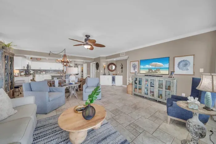 spacious living area