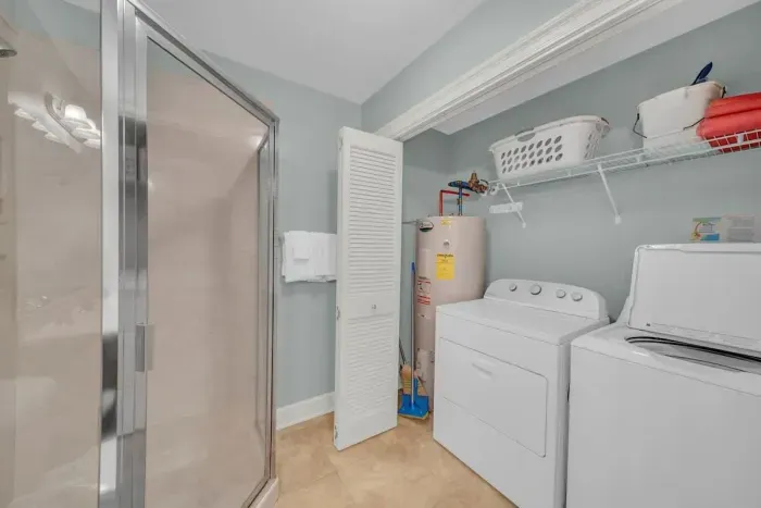 In unit washer and dryer