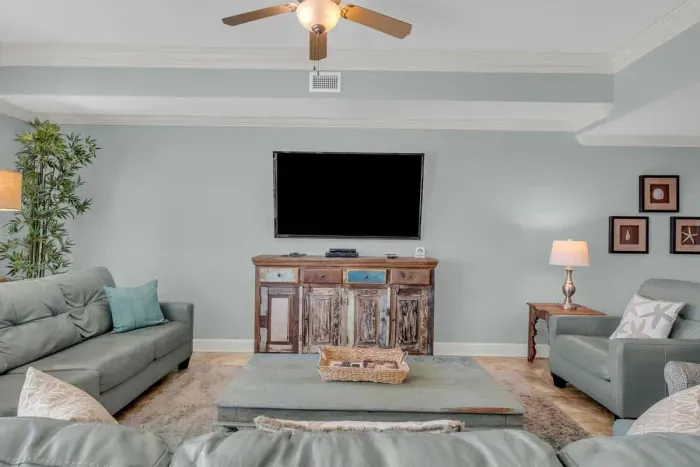 Living room with ample seating