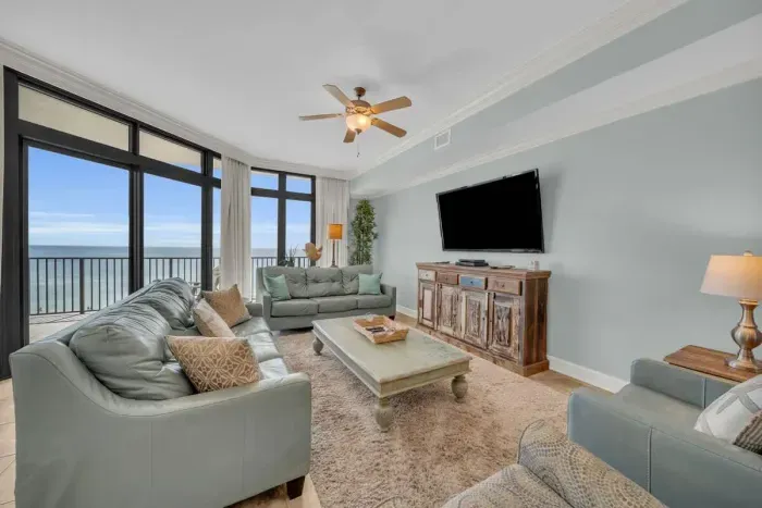 Living room with ample seating