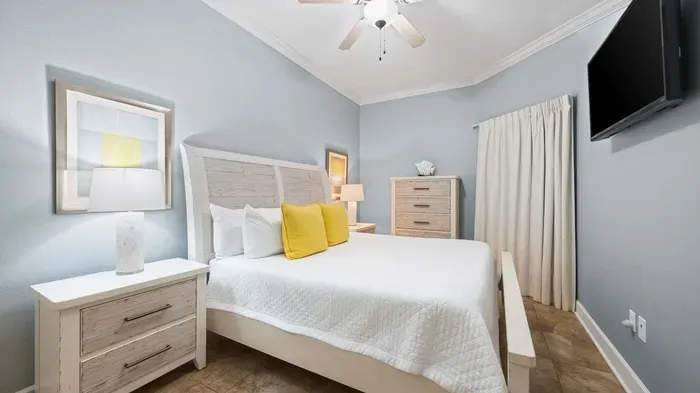 1st guest bedroom with king size bed