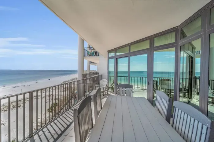 Balcony with Gulf view