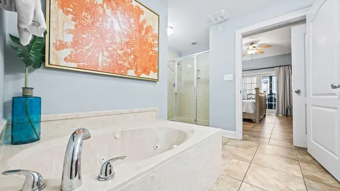 Primary bathroom walk in shower