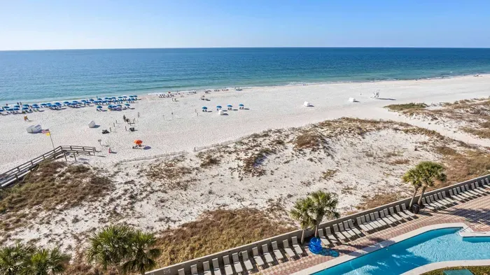 View from private balcony