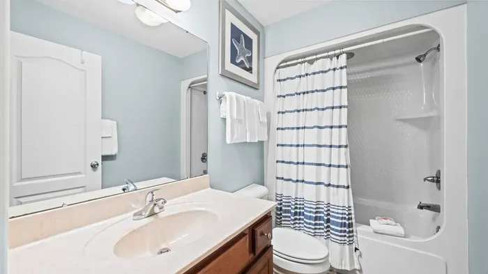 Bathroom off second guest bedroom