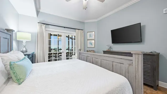 Primary bedroom with king size bed