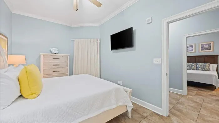 First guest bedroom with king