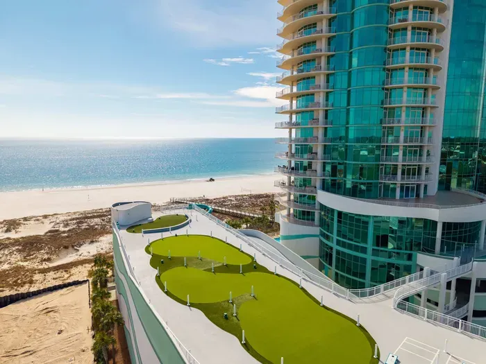 Putt putt golf course