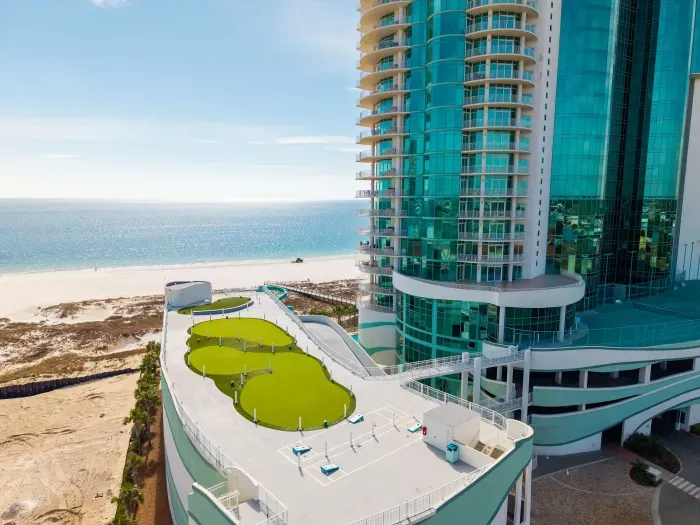 Putt putt golf course