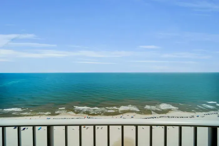 View from private balcony