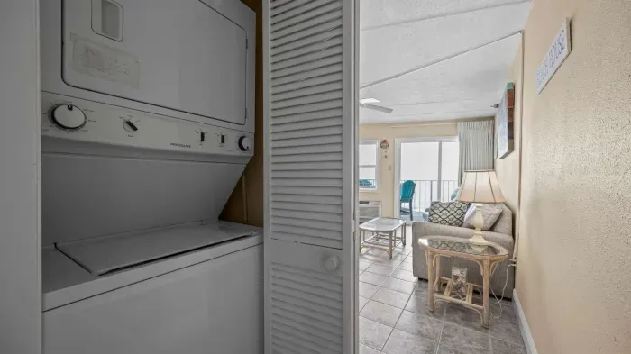 In unit washer and dryer