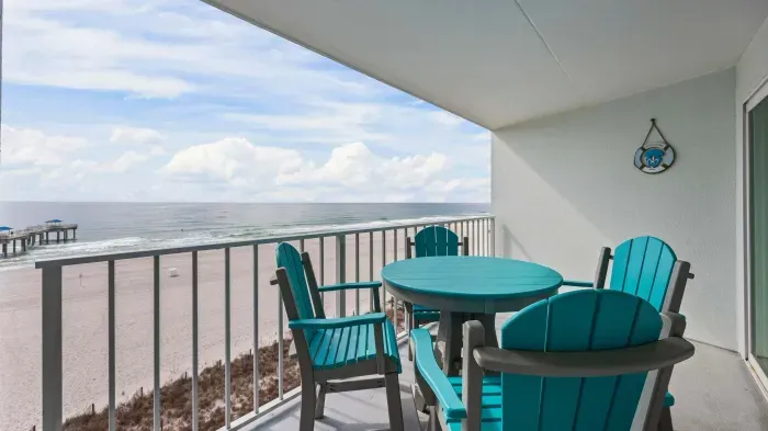 Private balcony with Gulf views