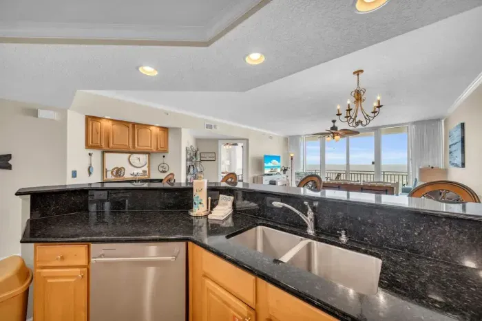 Open concept kitchen