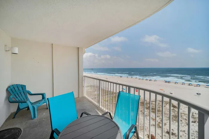 Gulf view from balcony