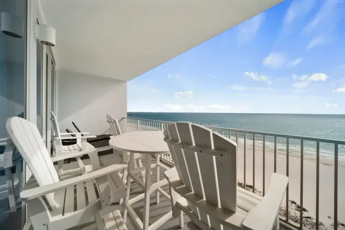 Balcony with Gulf views