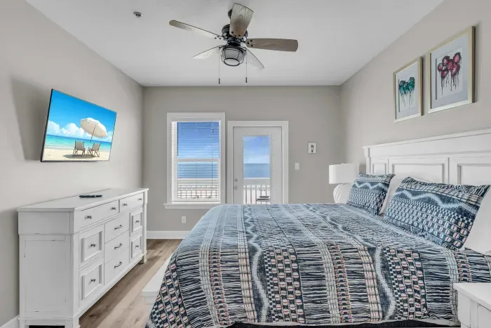 Second floor Primary king suite with balcony