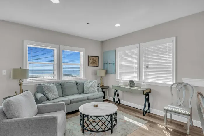 Seating area off living room