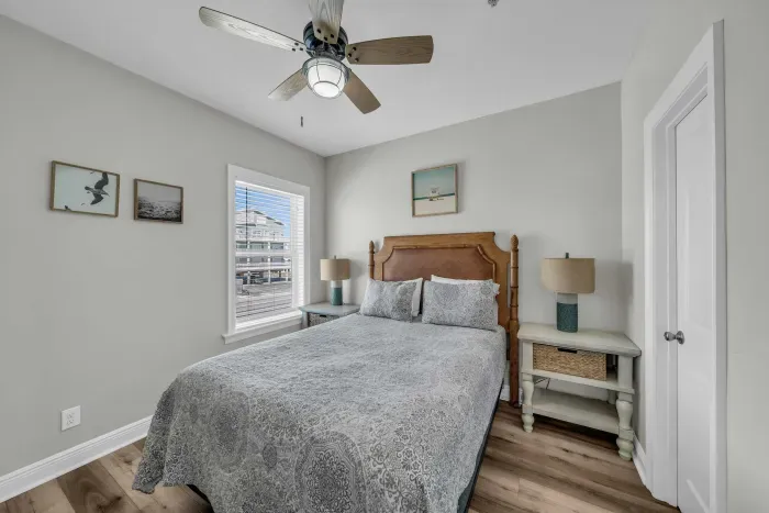 Main level guest bedroom with Queen bed