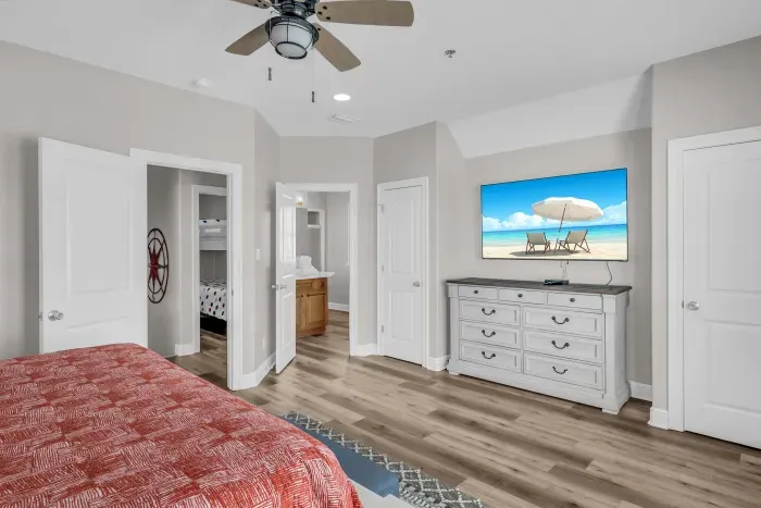 Third Floor Primary King suite with attached bathroom