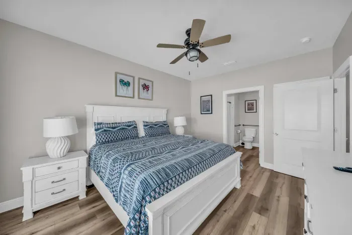 Second floor Primary king suite with ensuite bathroom