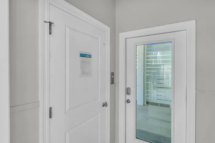 Door to access Bella Vista from ground level