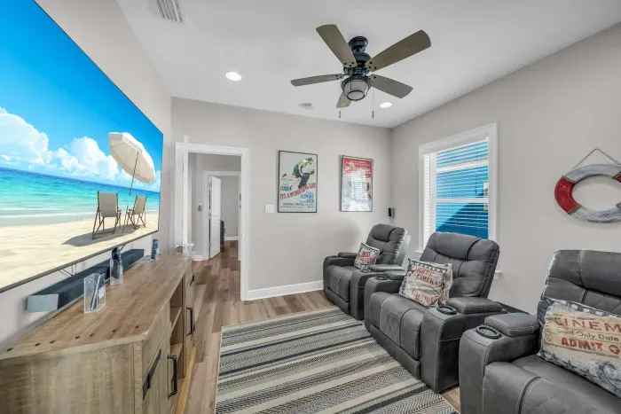 Home theatre off living room