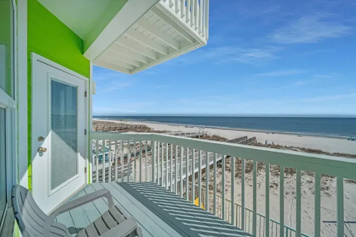 Second floor king suite private balcony