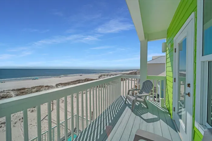 Balcony off king suite