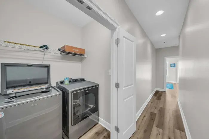 Second floor washer and dryer