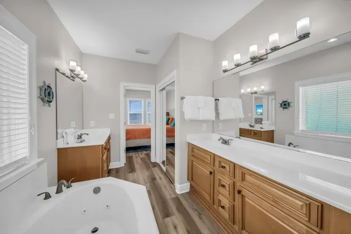 Second floor king suite private bathroom