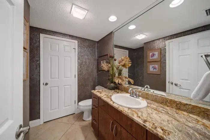 Half Bathroom off hallway