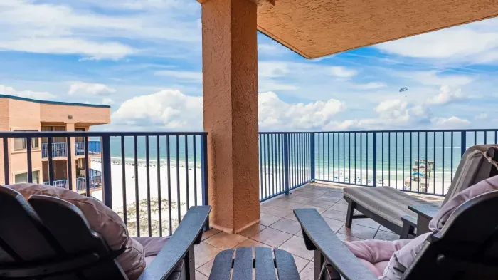 Balcony with Gulf views